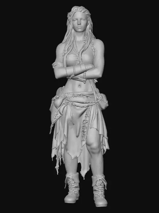 3D model for Wasteland Warrior