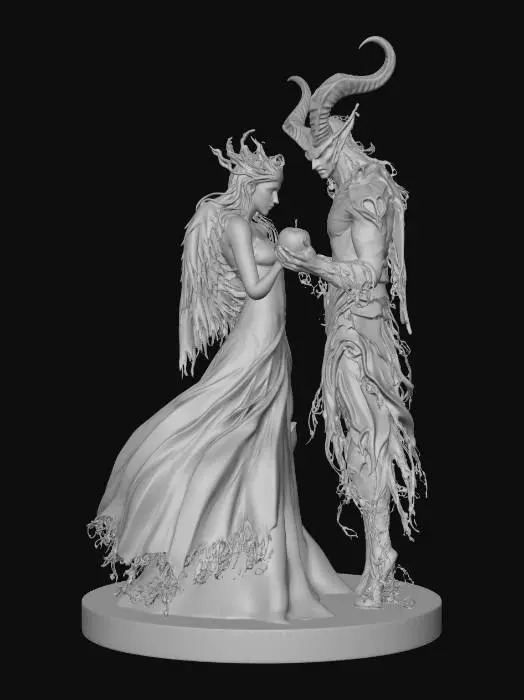 3D model for The Apple Between Light and Shadow