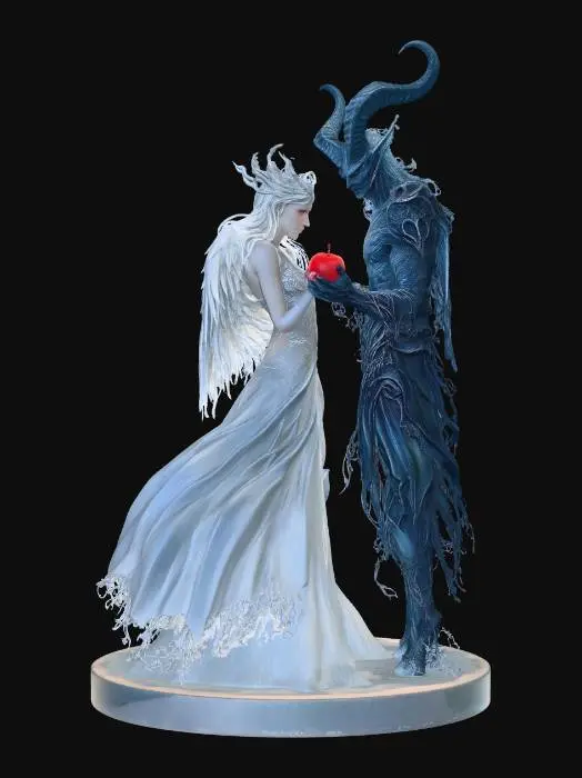 3D model for The Apple Between Light and Shadow