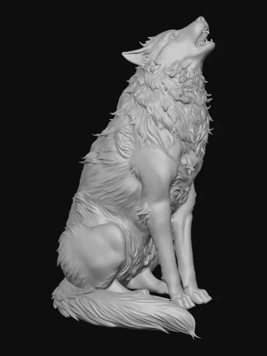 3D model for Blue-Eyed Howl