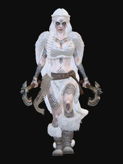 3D model for Frostbound Valkyrie