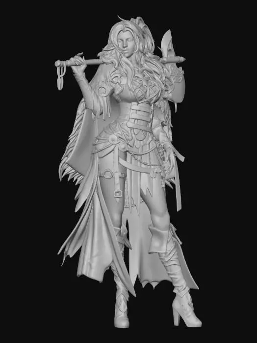 3D model for Shadowsteel Huntress