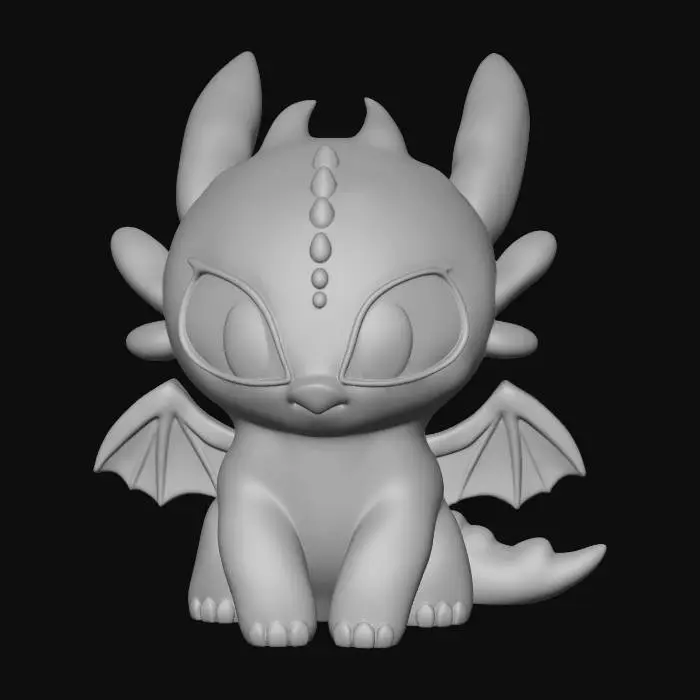 3D model for Midnight Hatchling