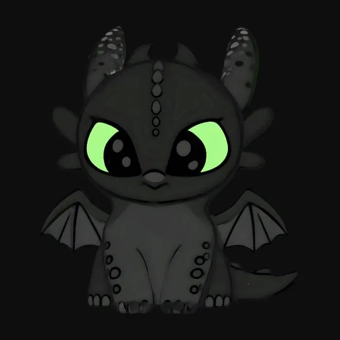 3D model for Midnight Hatchling
