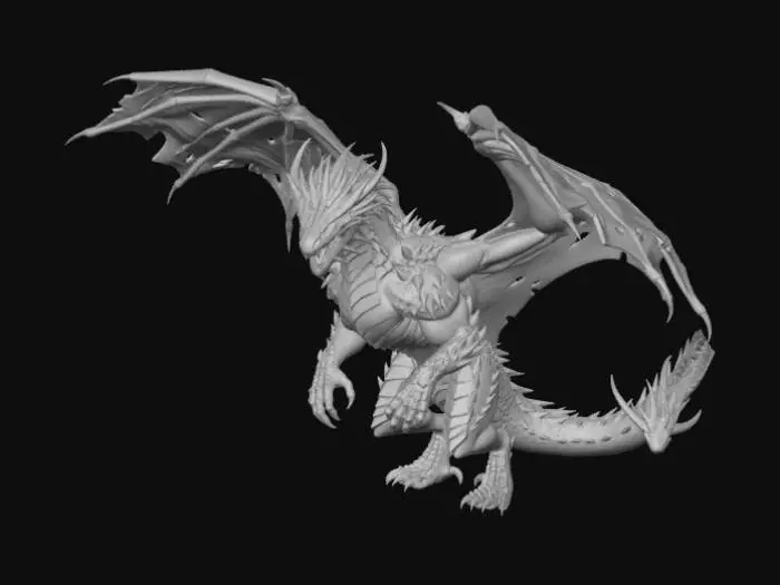 3D model for Majestic Dragon