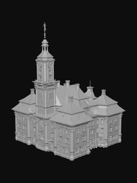 3D model for Pink Tower and Telescope