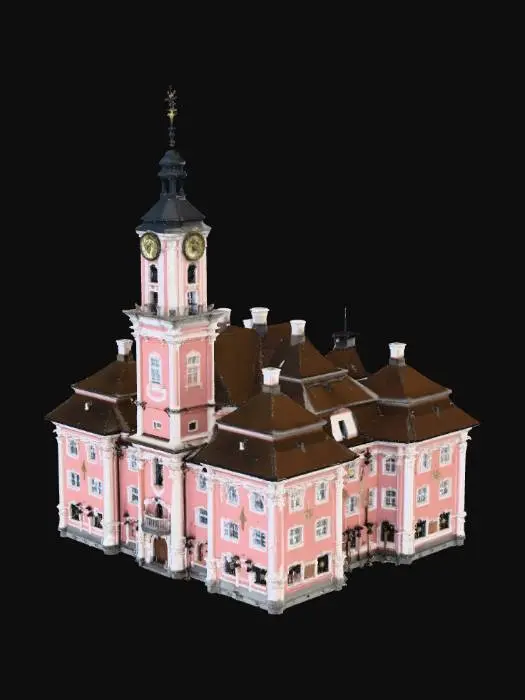 3D model for Pink Tower and Telescope
