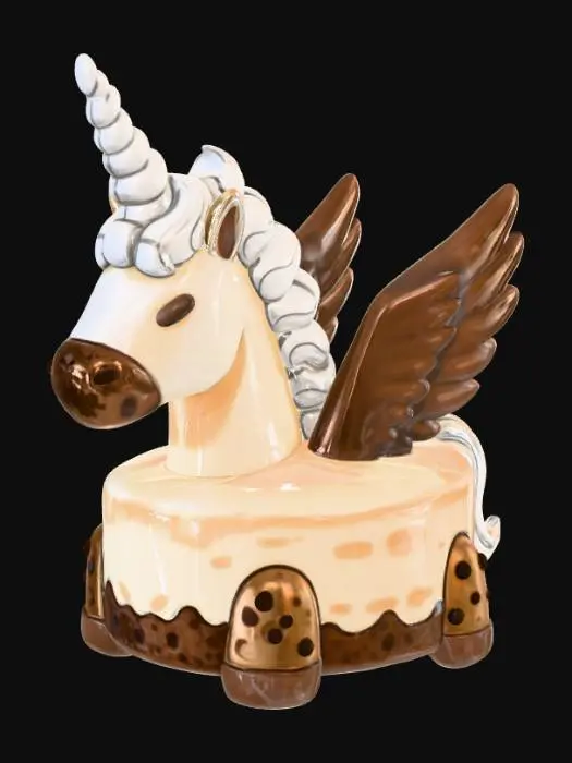 3D model for Cheesecake Unicorn Pegasus