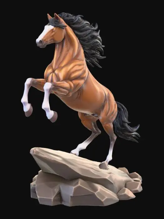 3D model for Majestic Dawn Stallion