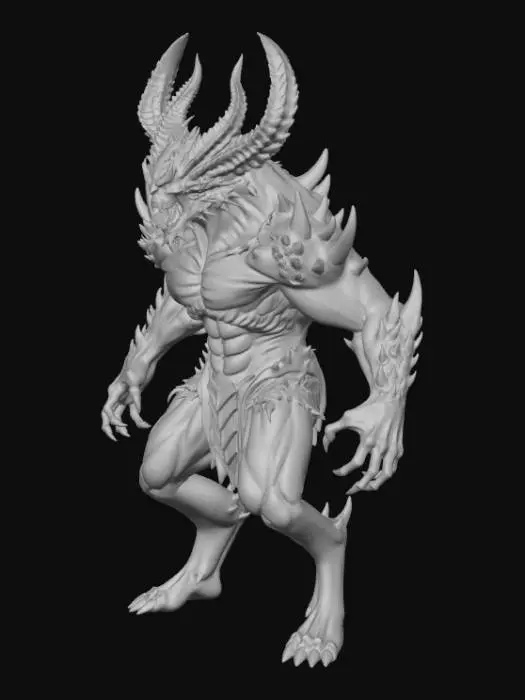 3D model for Demonic Guardian