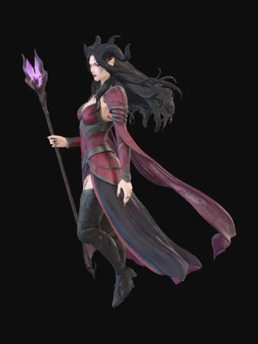 3D model for Enchantress of Shadows