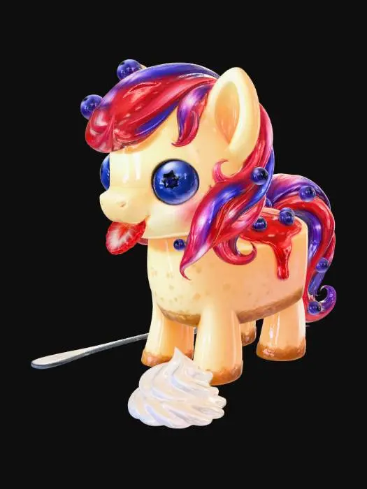 3D model for Cheesecake Pony Delight