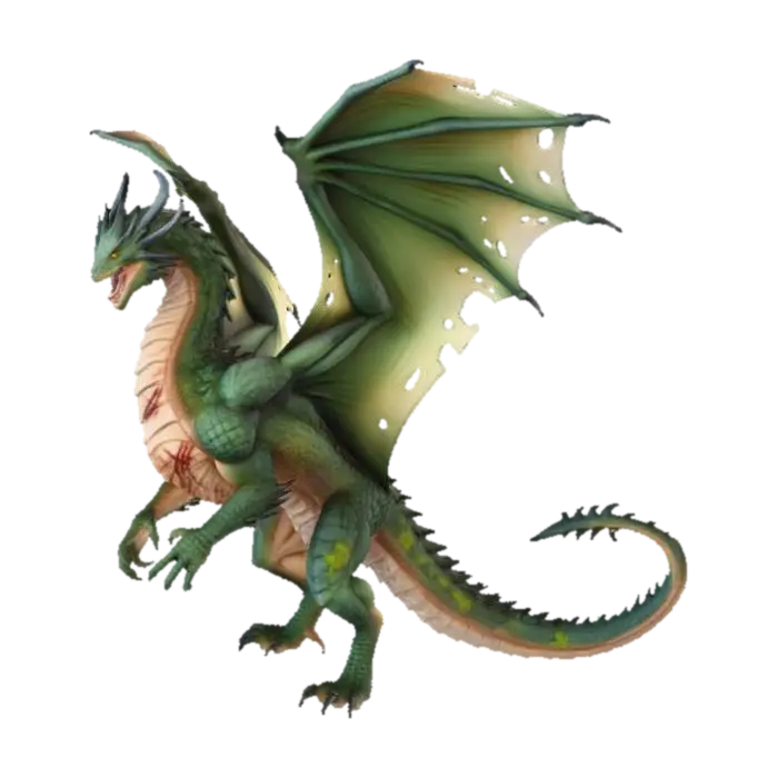 Doom Dragon model 3D, wygenerowany przez AI