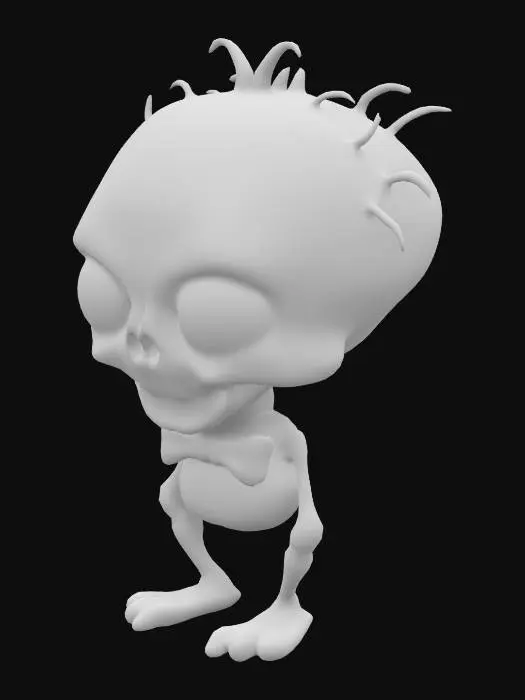 3D model for a skull boy cute skull
, Stylized