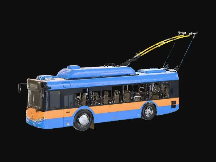3D model for Trolleybus Transporter