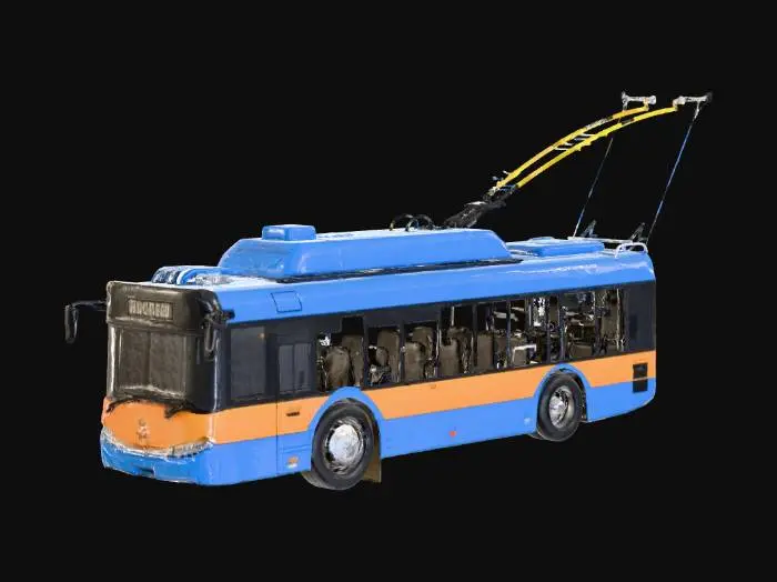 3D model for Trolleybus Transporter