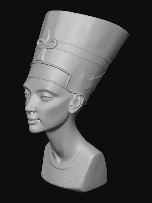 3D model for Bust of Nefertiti