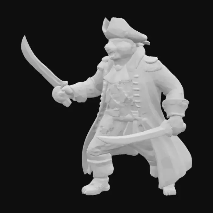3D model for Pirate Bear Adventure