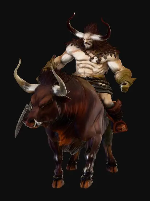 3D model for Minotaur Conqueror