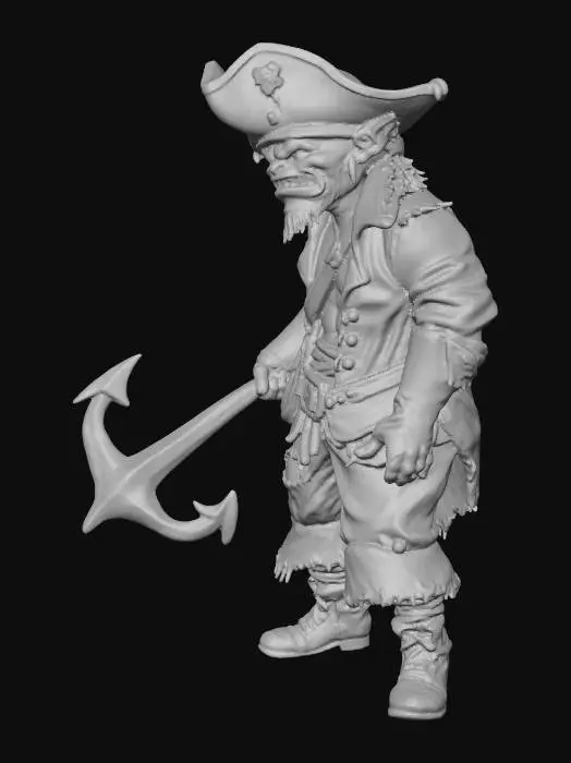 3D model for Goblin Buccaneer