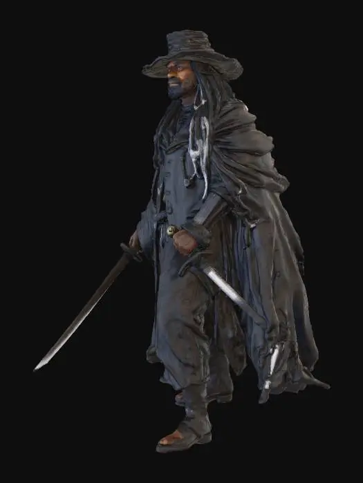 3D model for Enigmatic Wanderer