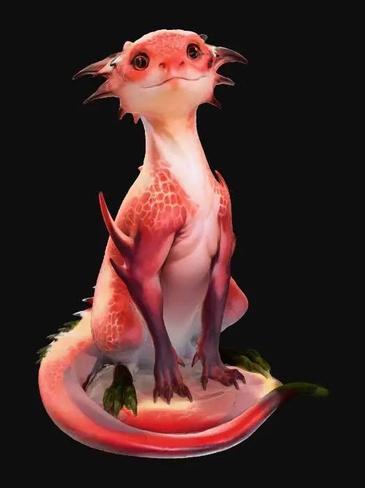 3D model for Dragonsong Forest