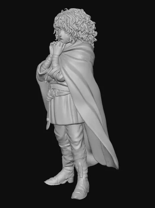 3D model for Rainy Day Wanderer