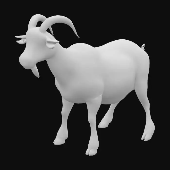 3D model for GOAT 3D MODLE