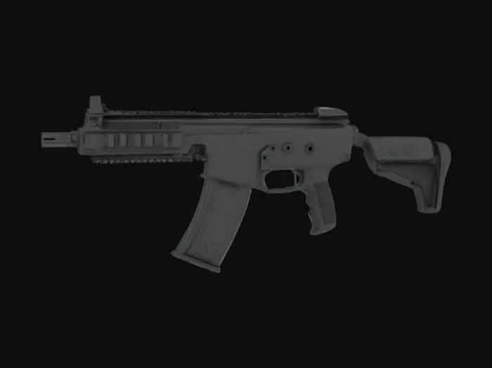 3D model for cz scorpion evo 3 solid shell 
