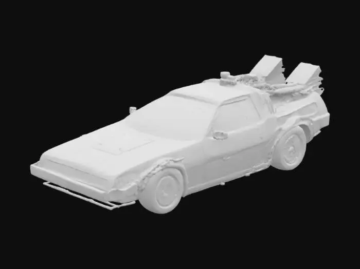 3D model for Time Machine Car