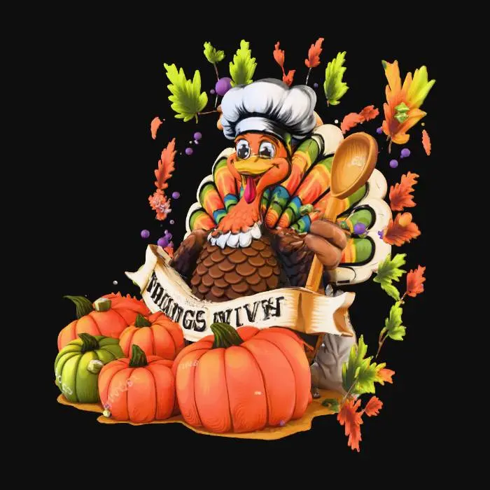 3D model for #Thanksgiving# Feast Turkey,