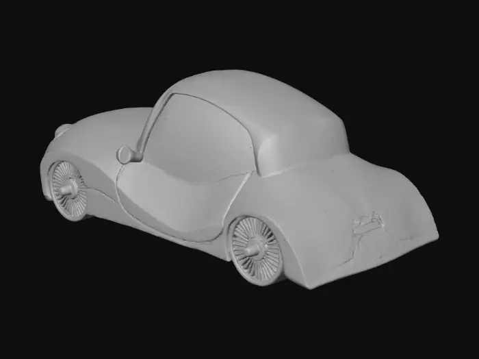 3D model for Red posh car