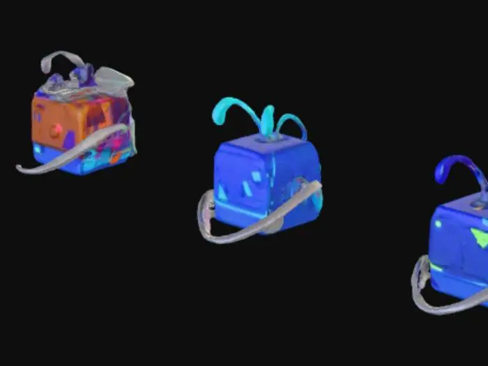 3D model for Blender Cube Creature