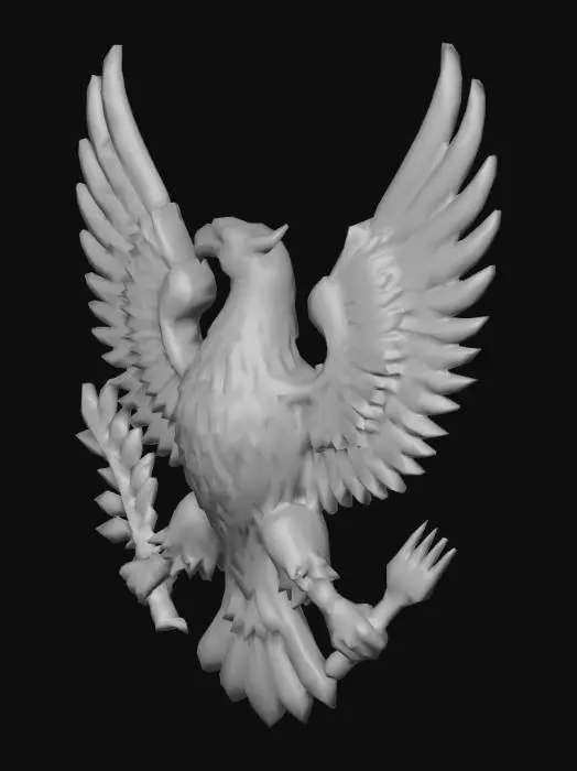 3D model for a roman standard which represents a player on a war map in a strategy game