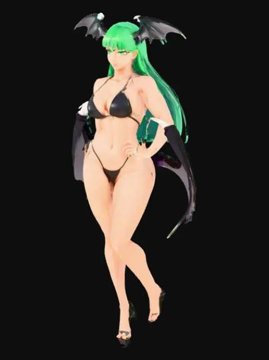 3D model for Sunset Siren morrigan dark stalkers