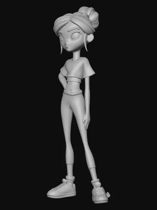 3D model for Athletic Attitude