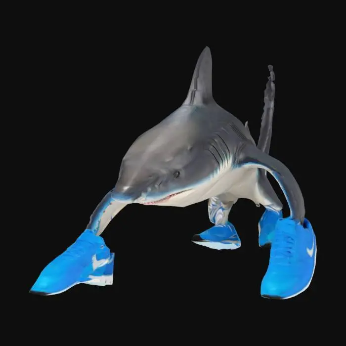 3D model for Shark Sneaker Run