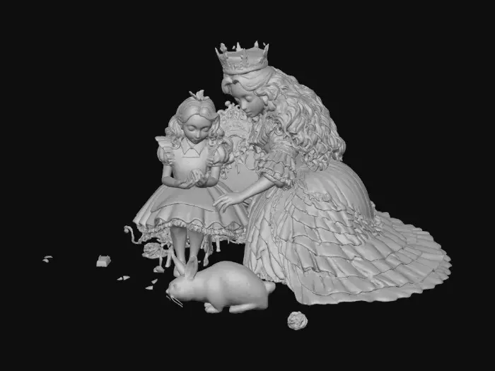 3D model for Wonderland Tea Time