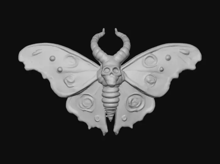 3D model for Creepy , Death's-head hawkmoth
Bright bold colors of orange and purple a fantasy creation come to life in 3d , #Halloween2025#