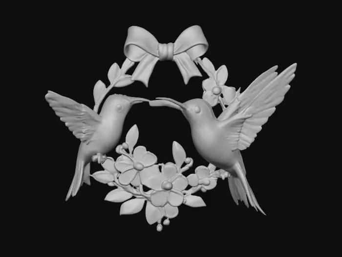3D model for Hummingbird Embrace