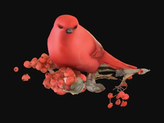 3D model for Berry Perch