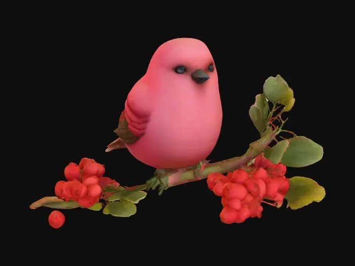 3D model for Berry Perch