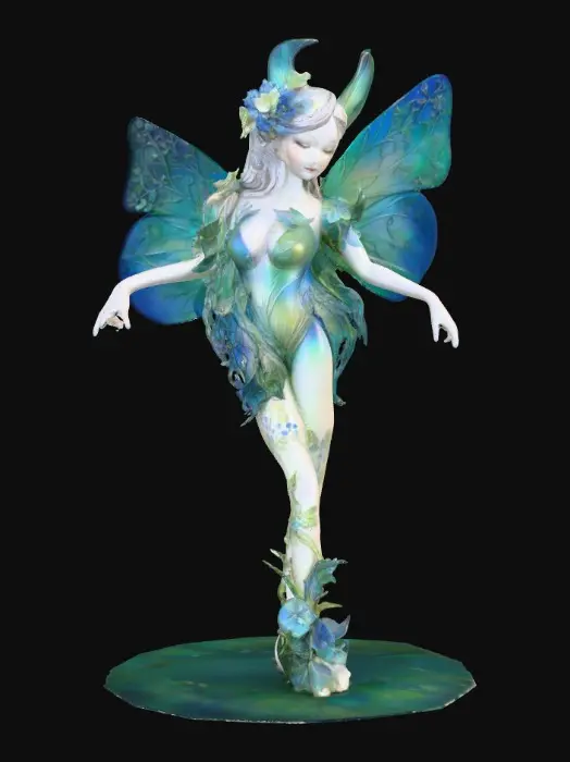 3D model for Enchanted Forest Fairy, #PBR#