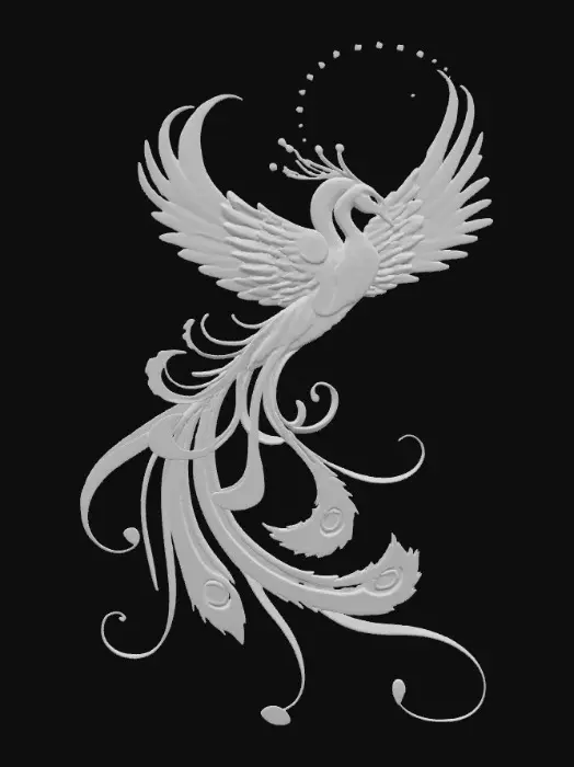 3D model for Ethereal Phoenix