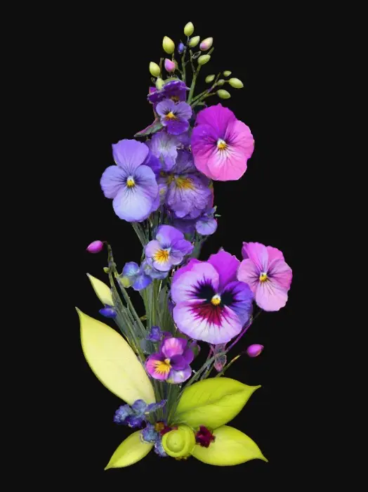 3D model for Floral Harmony