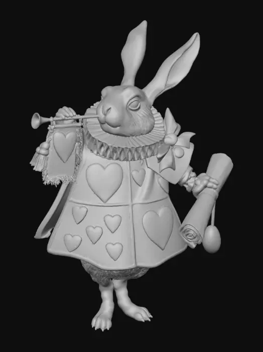 3D model for Hare Herald