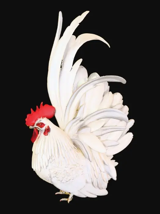 3D model for Majestic Rooster