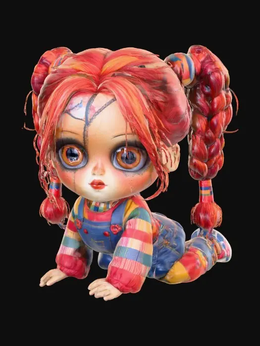 3D model for Patchwork Crawler, #Halloween2025#