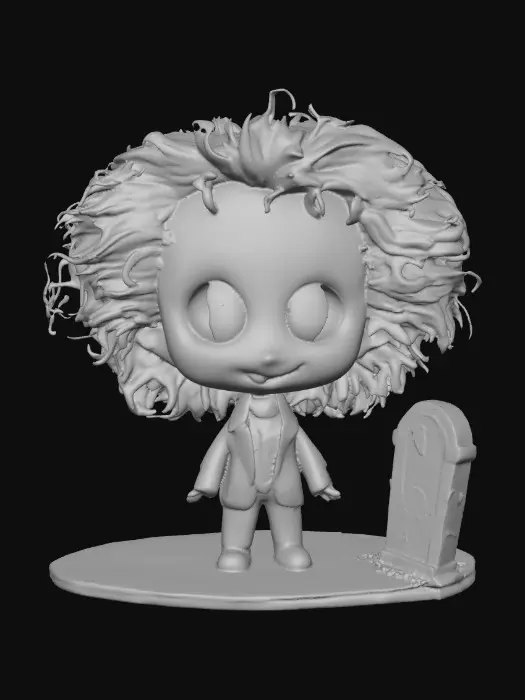 3D model for Spooky Stripes Avatar