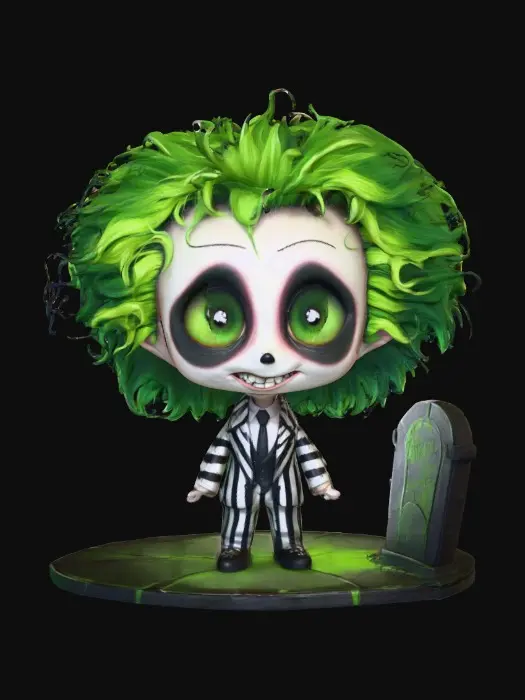 3D model for Spooky Stripes Avatar